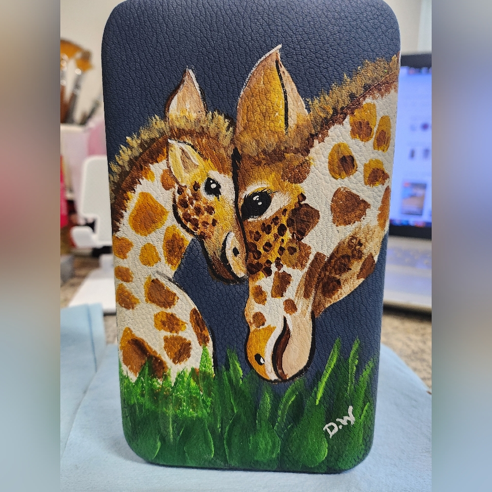 Custom Painted  Wallet Your Idea my Work